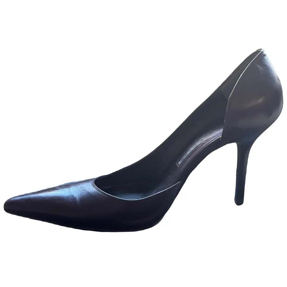 Narciso Rodriguez Black Leather sexy pumps gorgeous size 40 or 9.5